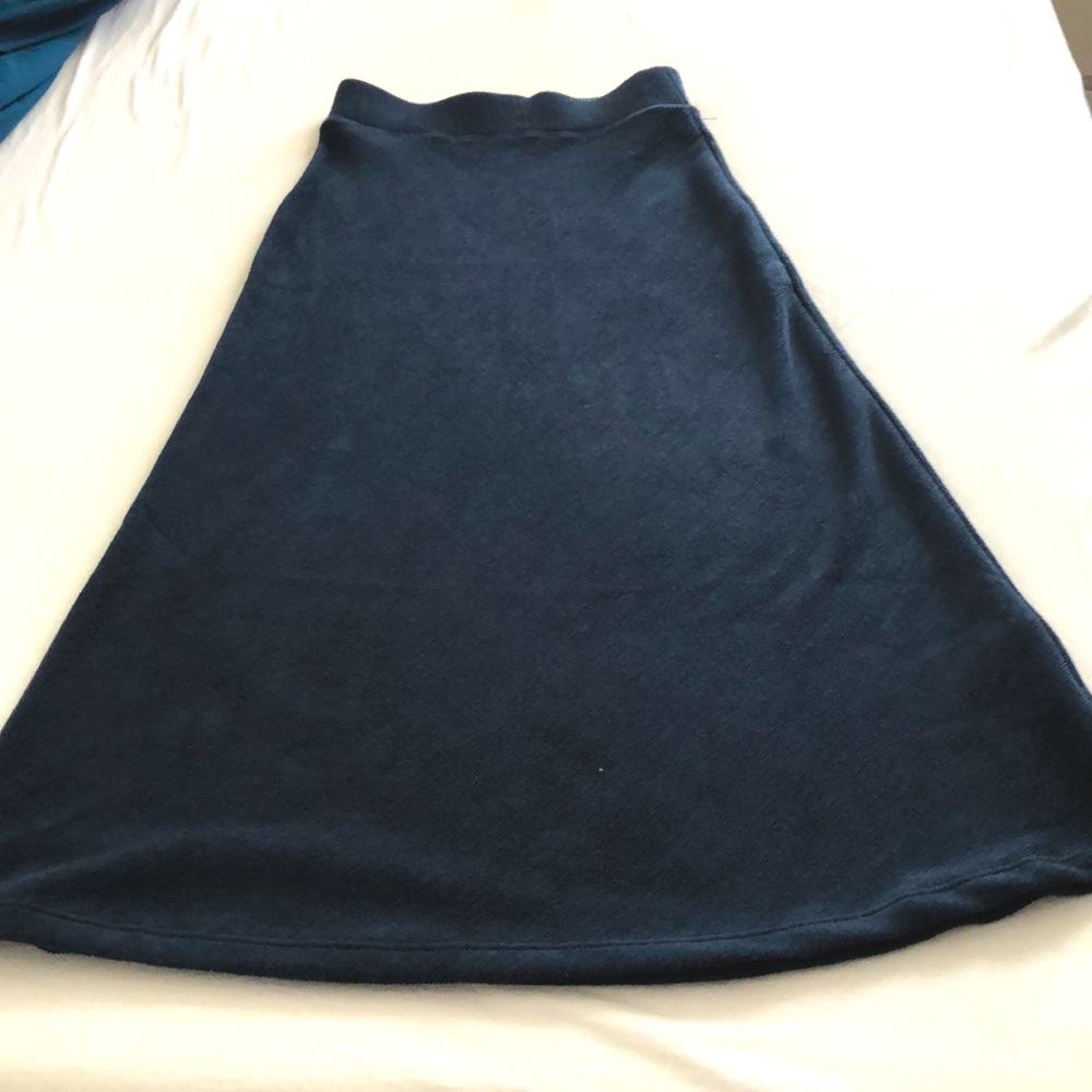 Zara midi A- line skirt.